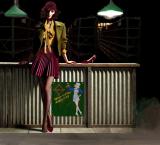 Laura Hanging Out At The Roundhouse Parts Counter In 3D With Tie Bow Copy.jpg